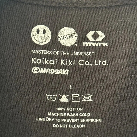 Madsaki Masters of the Universe T-Shirt Mens Large Black He-Man Short Sleeve Tee - Picture 12 of 12